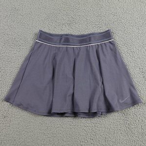 NIKE Dri Fit Mini Slip Tennis Skirt Womens Small Lavender Golf Skort Pleated Run